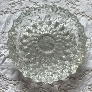 Starburst Glass Ashtray/vintage